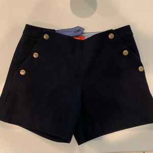 Anthropologie Sailor Button Wool Shorts